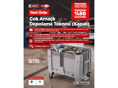 Новый продукт: увеличьте операционную эффективность с многофункциональным закрытым контейнером для хранения!