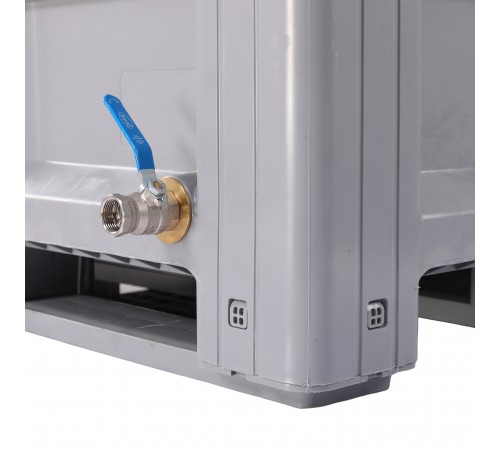 Транспортная тележка с закрытыми клапанами и направляющими K-11000