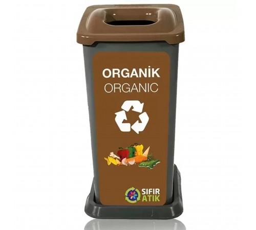 70-литровый мусорный контейнер для бытовых отходов проекта Zero Waste
