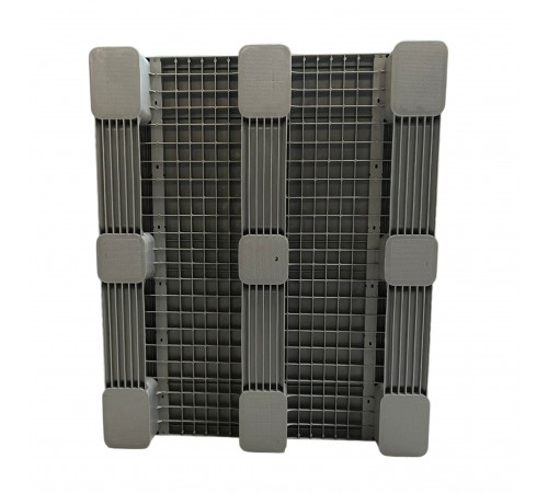 Пластиковый паллет (поддон) 100×120 см, закрытого типа, умный